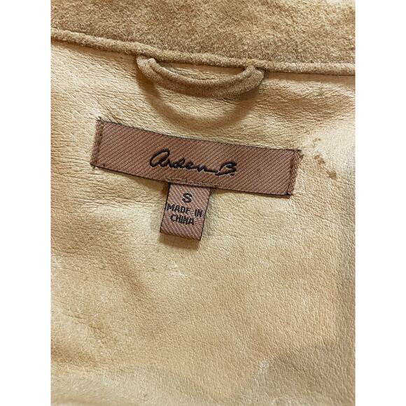 Arden B Suede Brown Snap Button Belted Dress Small Western - Picture 11 of 16